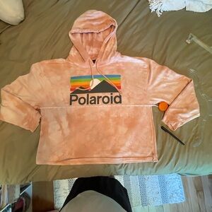 Polaroid Pink Tie-Dye Hoodie